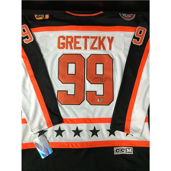 WAYNE GRETZKY SIGNED 1993 CAMPBELL CONFERENCE ALL STAR GAME CUSTOM JERSEY (ACE COA)