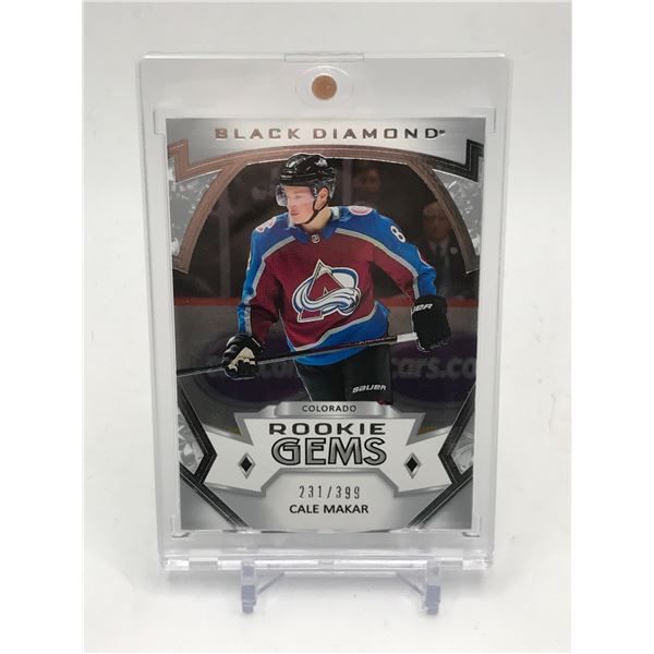 2019-20 UPPER DECK BLACK DIAMOND CALE MAKAR ROOKIE GEMS 231/399