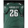Image 1 : SAQUAN BARKLEY SIGNED PHILADELPHIA EAGLES CUSTOM FOOTBALL JERSEY (ACE COA)