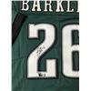 Image 2 : SAQUAN BARKLEY SIGNED PHILADELPHIA EAGLES CUSTOM FOOTBALL JERSEY (ACE COA)