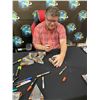 Image 4 : LORD OF THE RINGS QUAD SIGNED RING DISPLAY (WOOD,ASTIN,SERKIS,DAVIES) WWOC COA