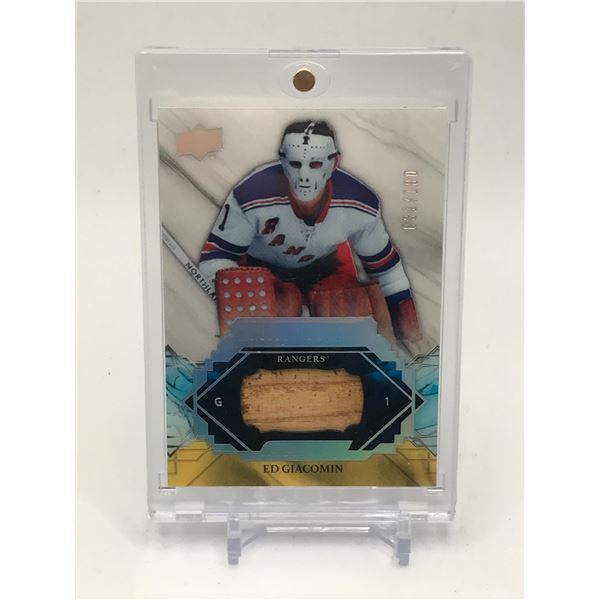 2019-20 UPPER DECK ENGRAINED ED GIACOMIN STICK PATCH 31/100