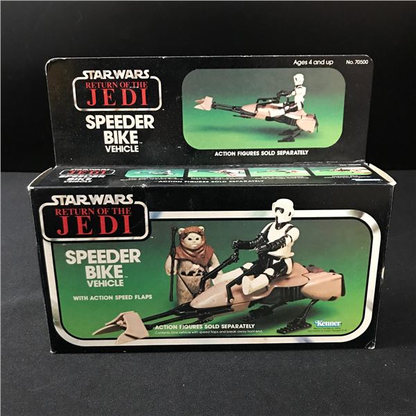 STAR WARS RETURN OF THE JEDI SPEEDER BIKE IN ORIGINAL BOX