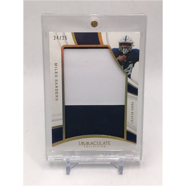 2019 PANINI IMMACULATE MILES SANDERS ROOKIE PATCH 24/25