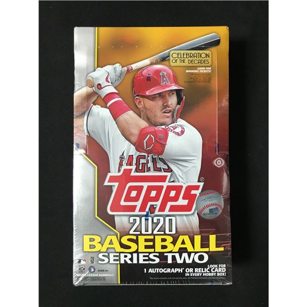 SEAELED 2020 TOPPS BASEBALL SERIES 2 HOBBY BOX