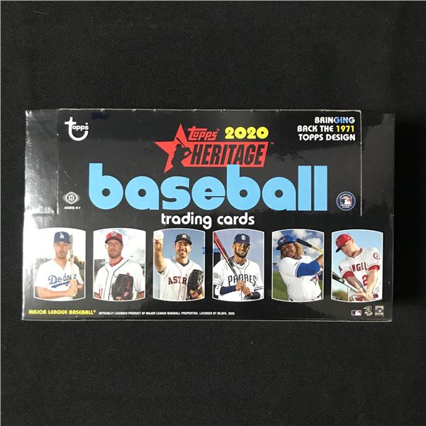 SEALED 2020 TOPPS HERITAGE BASEBALL HOBBY BOX