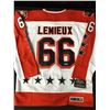 Image 1 : MARIO LEMIEUX SIGNED WALES CONFERENCE ALL STAR GAME CUSTOM JERSEY (ACE COA)