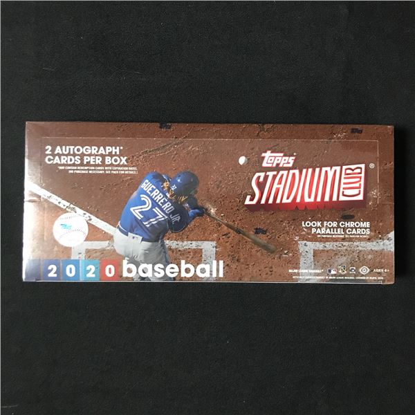 SEALED 2020 TOPPS STADIUM BASEBALL HOBBY BOX