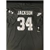 Image 1 : BO JACKSON SIGNED L.A RAIDERS CUSTOM FOOTBALL JERSEY (ACE COA)
