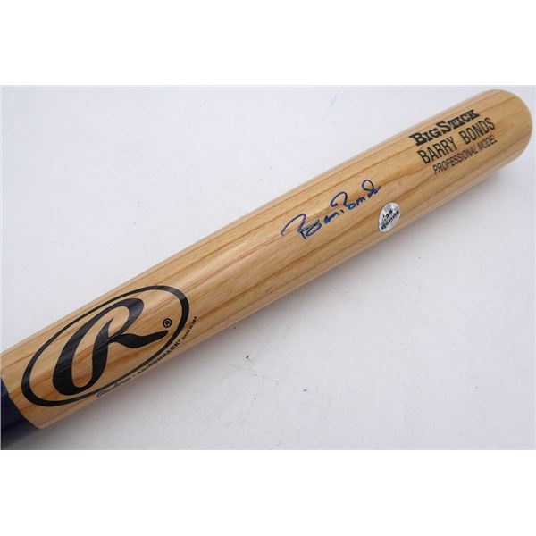 BARRY BONDS SIGNED RAWLINGS BASEBALL BAT (PSA COA)