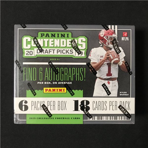SEALED 2019 PANINI CONTENDERS FOOTBALL HOBBY BOX