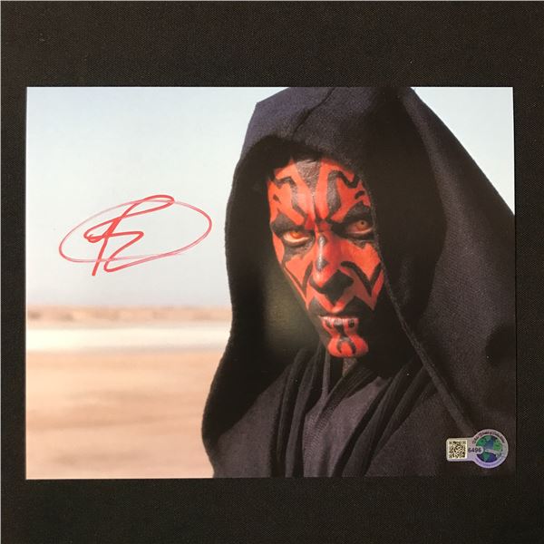 RAY PARK SIGNED DARTH MAUL 8 X 10 (WWOC COA)