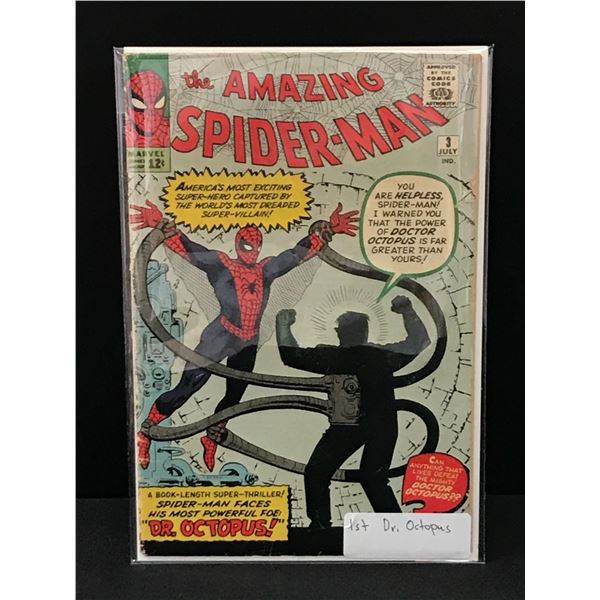 HUGE KEY MARVEL COMICS THE AMAZING SPIDER-MAN NO.3 (1ST APPEARANCE DR. OCTOPUS)