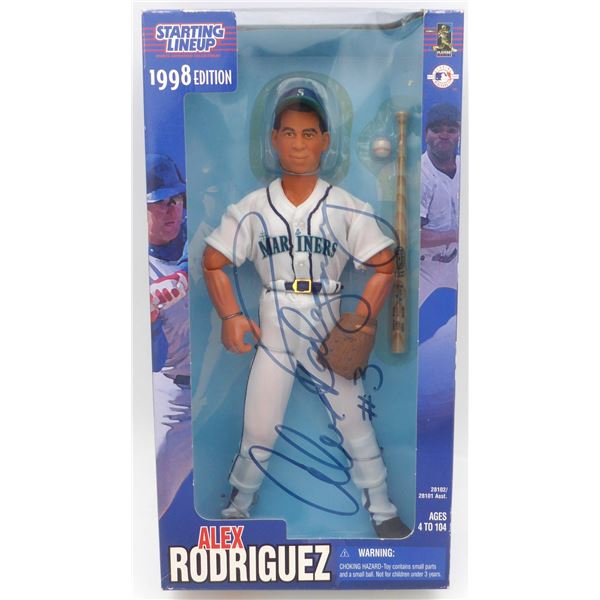 ALEX RODRIGUEZ SIGNED SEATTLE MARINERS ACTION FIGURE (BECKETT COA)