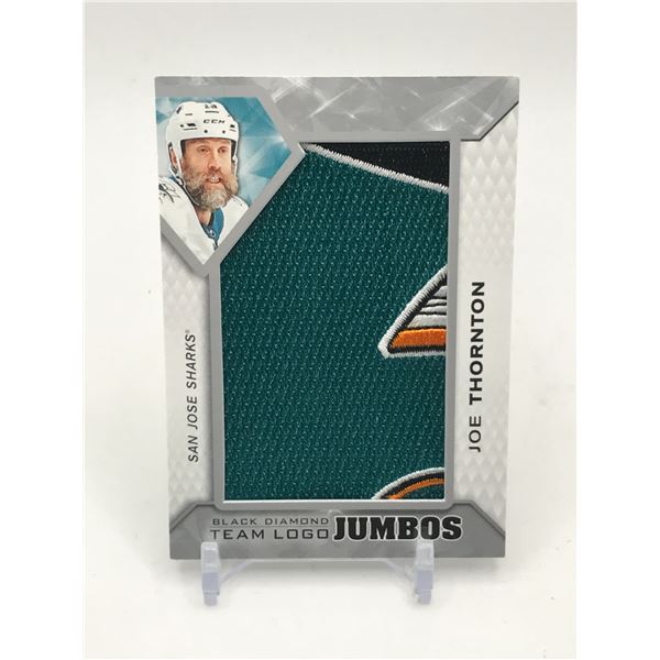 2019-20 UPPER DECK BLACK DIAMOND JPE THORNTON TEAM LOGO JUMBOS