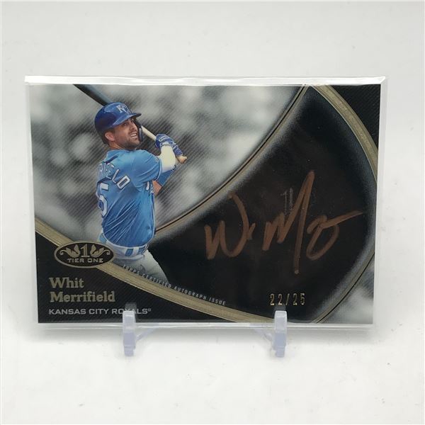 2020 TOPPS TIER ONE WHIT MERRIFIELD AUTO 22/25