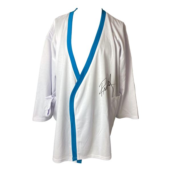 RANDY QUAID SIGNED NATIONAL LAMPOONS BATH ROBE (BECKETT COA)