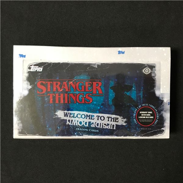 SEALED TOPPS STRANGER THINGS HOBBY BOX
