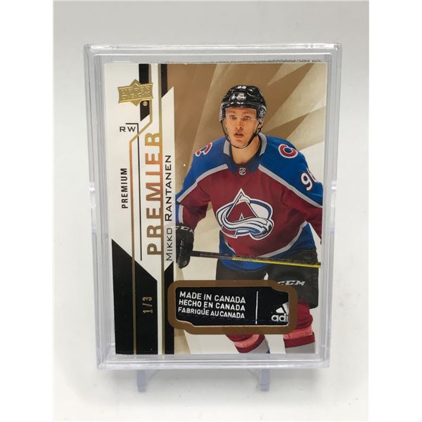 2017-18 UPPER DECK PREMIERE MIKKO RANTANEN PREMIUM SWATCHES  1/3