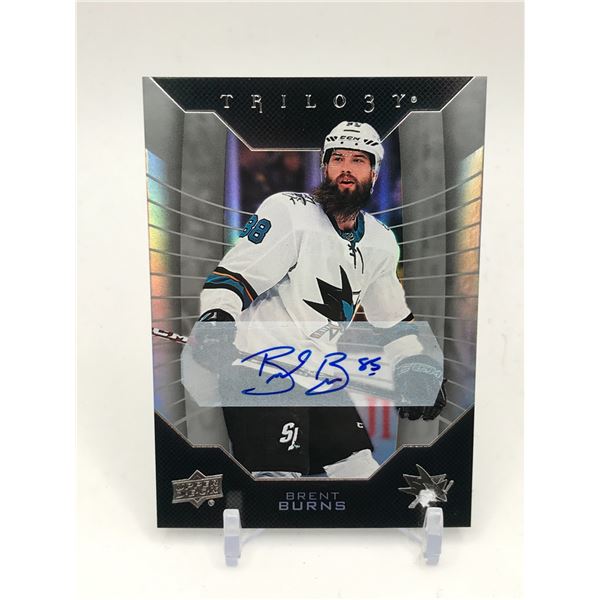 2019-20 UPPER DECK TRILOGY BRENT BURNS AUTOGRAPH