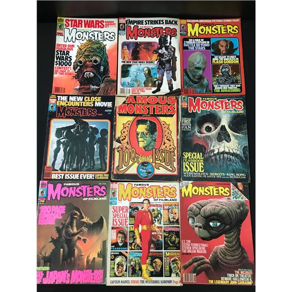VINTAGE FAMOUS MONSTERS COMICS BOOK LOT