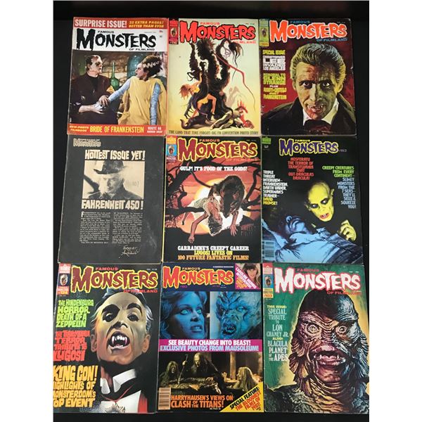 VINTAGE FAMOUS MONSTERS COMICS BOOK LOT