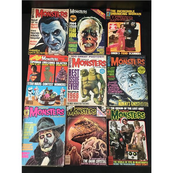 VINTAGE FAMOUS MONSTERS COMICS BOOK LOT