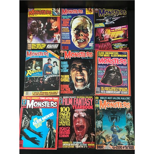 VINTAGE FAMOUS MONSTERS COMICS BOOK LOT