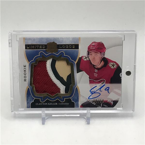2017-18 UPPER DECK THE CUP LIMITED LOGOS CLAYTON KELLER RPA 10/50