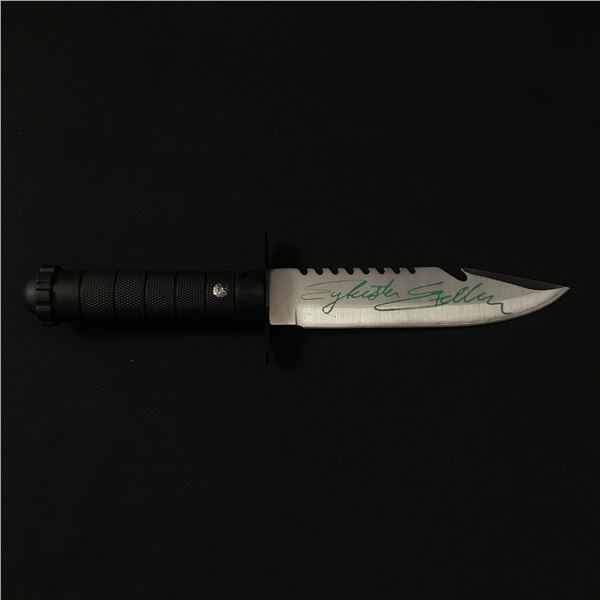 SYLVESTER STALLONE SIGNED PROP KNIFE (CELEBRITY COA)