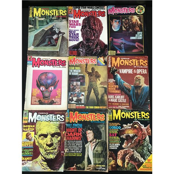 VINTAGE FAMOUS MONSTERS COMICS BOOK LOT