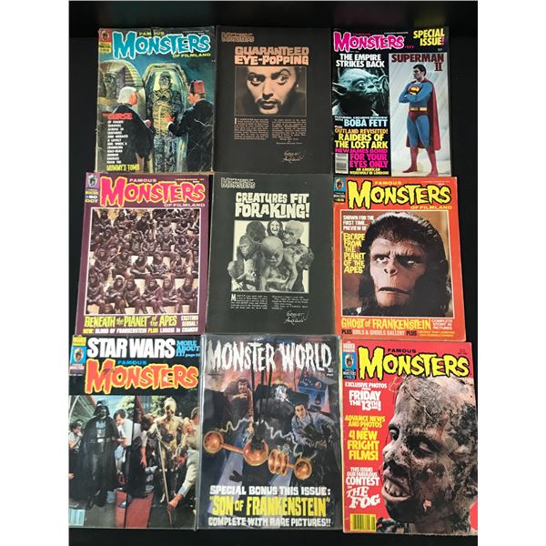 VINTAGE FAMOUS MONSTERS COMICS BOOK LOT