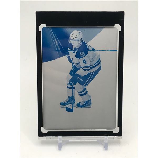 2020 UPPER DECK SP MIRO HEISKANEN 1 OF 1 PRINTING PLATE