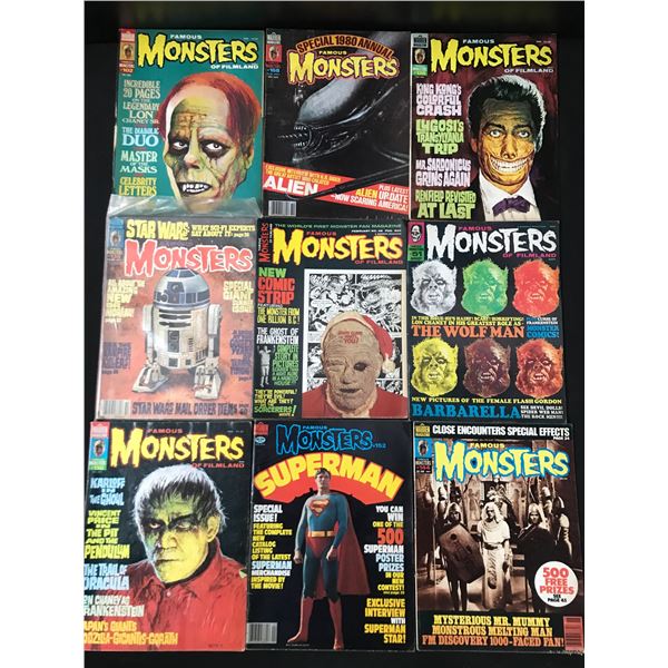 VINTAGE FAMOUS MONSTERS COMICS BOOK LOT