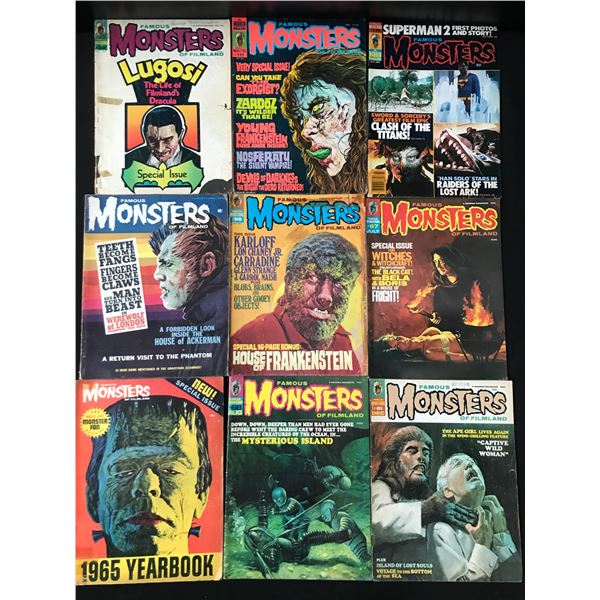 VINTAGE FAMOUS MONSTERS COMICS BOOK LOT