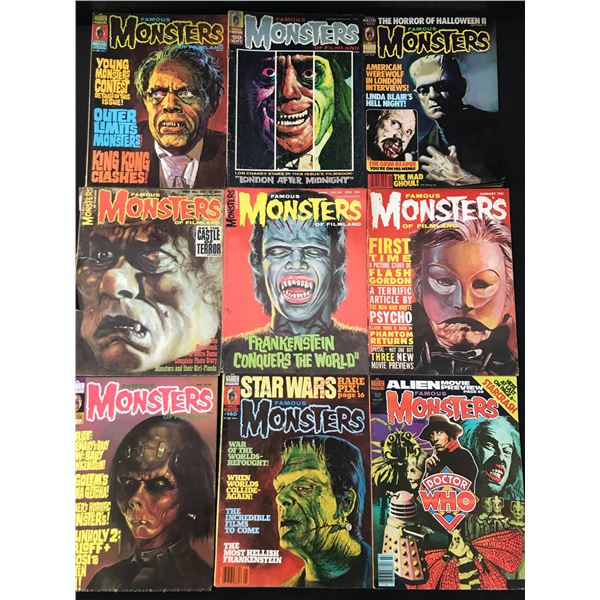 VINTAGE FAMOUS MONSTERS COMICS BOOK LOT