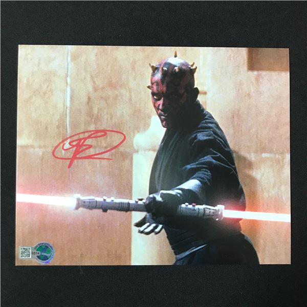 RAY PARK SIGNED DARTH MAUL 8 X 10 (WWOC COA)