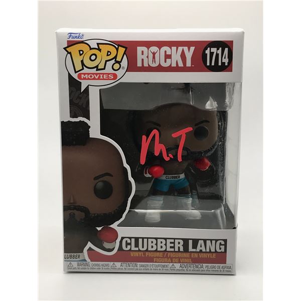 MR.T SIGNED CLUBBER LANG FUNKO POP (WWOC COA)