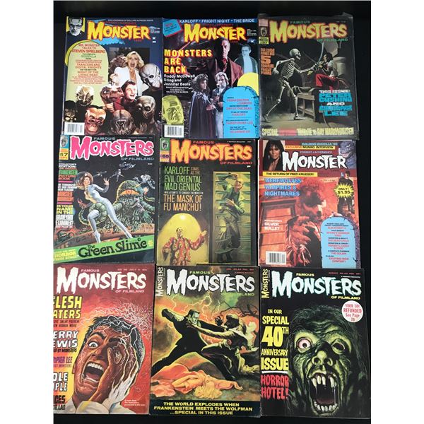 VINTAGE FAMOUS MONSTERS COMICS BOOK LOT