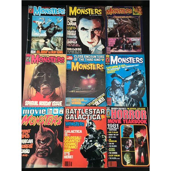 VINTAGE FAMOUS MONSTERS COMICS BOOK LOT