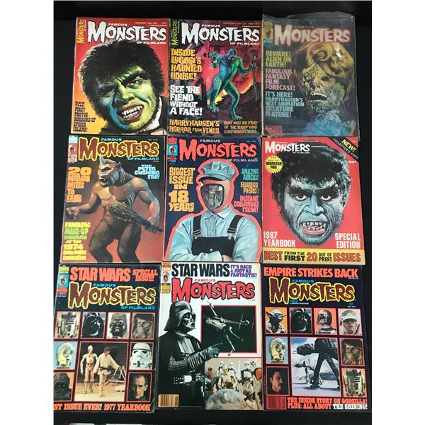 VINTAGE FAMOUS MONSTERS COMICS BOOK LOT