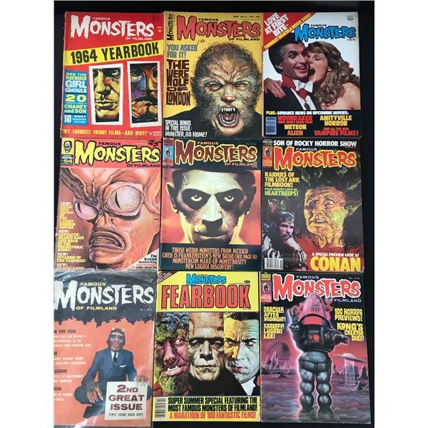 VINTAGE FAMOUS MONSTERS COMICS BOOK LOT