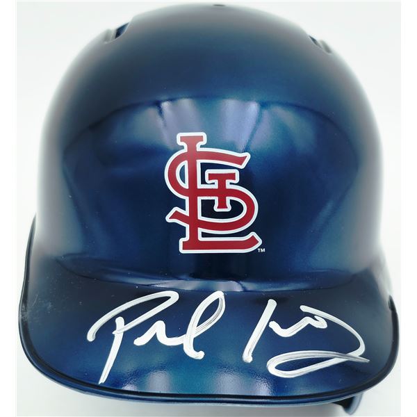 PAUL GOLDSCHMIDT SIGNED ST LOUIS CARDINALS MINI BTTING HELMET (FANATICS COA)