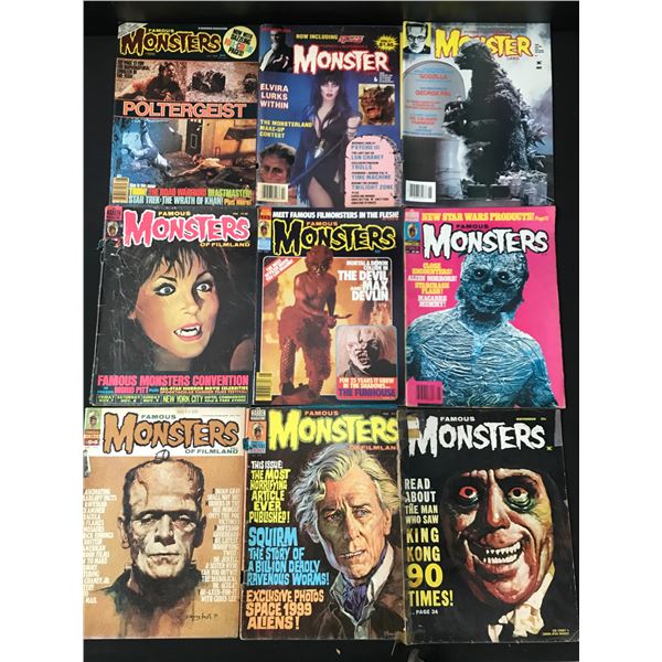 VINTAGE FAMOUS MONSTERS COMICS BOOK LOT