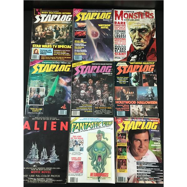 VINTAGE FAMOUS MONSTERS COMICS BOOK LOT