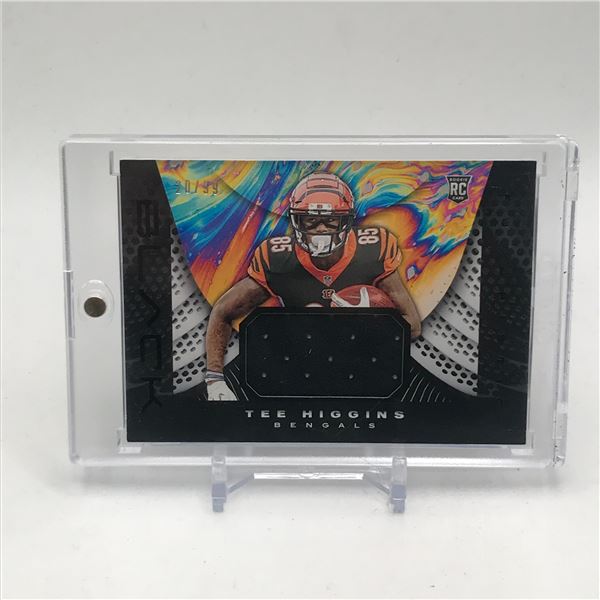 2020 PANINI BLACK TEE HIGGINS ROOKIE PATCH 20/99