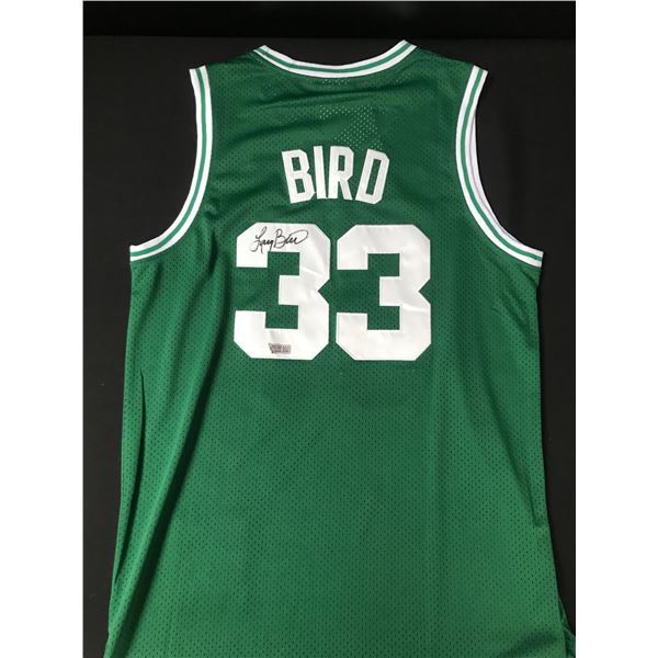 LARRY BIRD SIGNED BOSTON CELTICS CUSTOM JERSEY - ACE COA