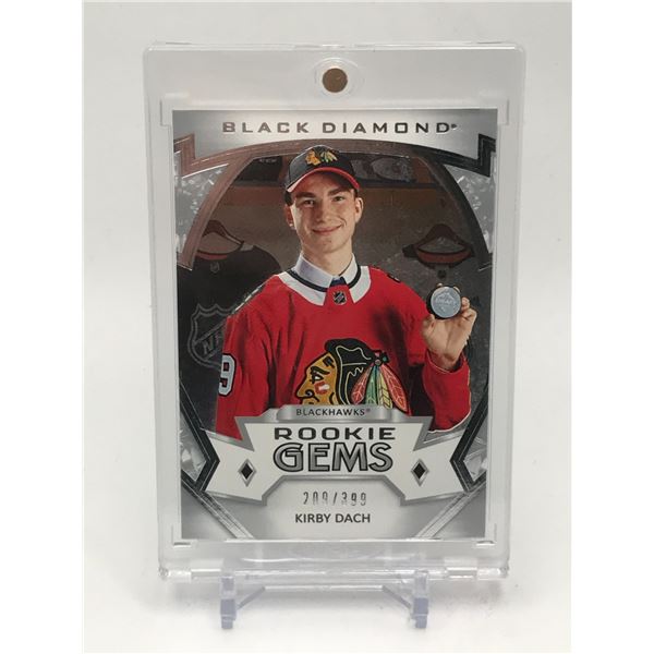 2019 UPPER DECK BLACK DIAMOND ROOKIE GEMS KIRBY DACH TRADING CARD 209/399