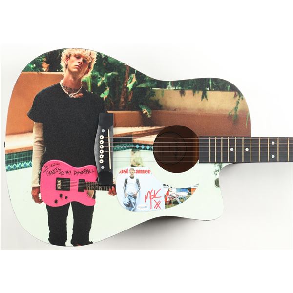 MACHINE GUN KELLY SIGNED ACOUSTIC GUITAR - ACOA COA