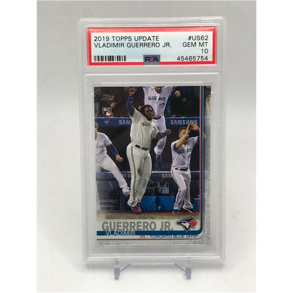 2019 TOPPD UPDATE VLADIMIR GUERRERO JR ROOKIE CARD (PSA 10)